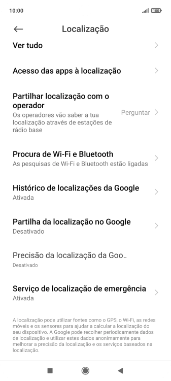 Prima Precisão da localização da Goo...