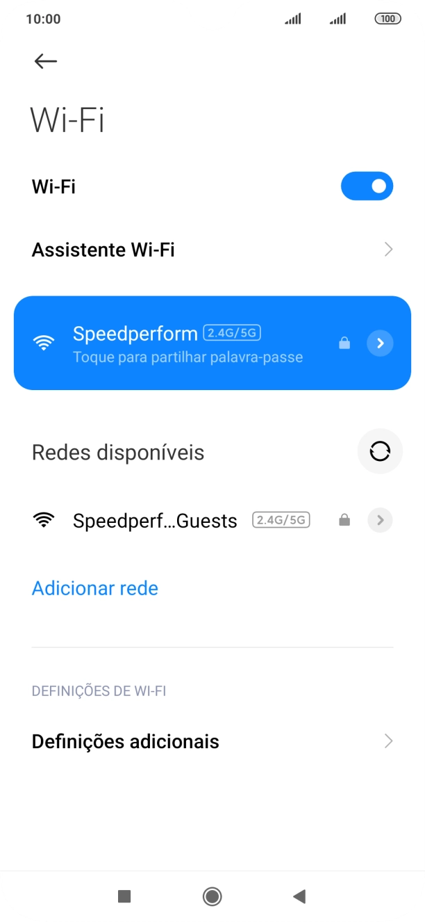 Prima a tecla de início para terminar e voltar ao ecrã inicial.