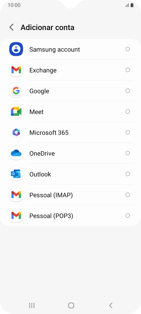 Prima Pessoal (IMAP).