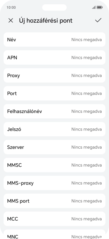 Válaszd a Név lehetőséget.