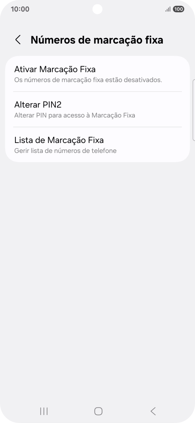 Prima Ativar Marcação Fixa.
