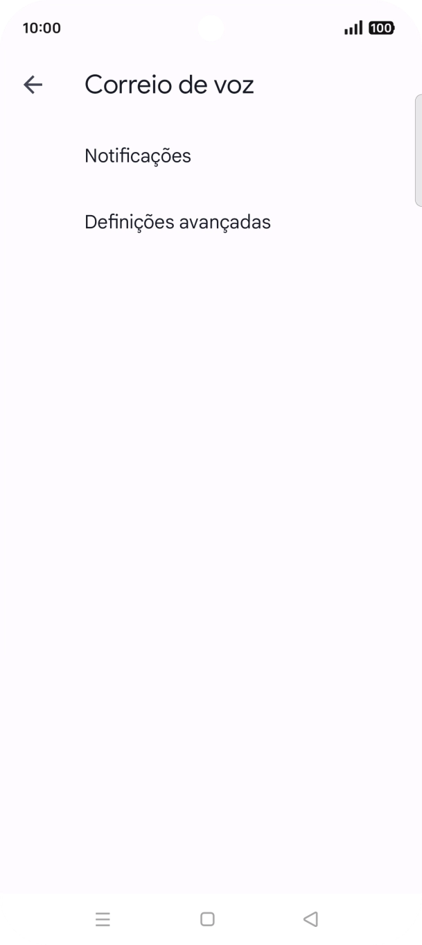 Prima Definições avançadas.