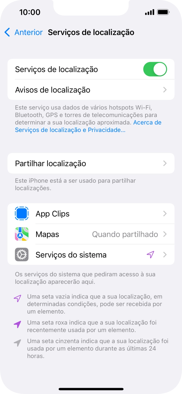 Prima a app pretendida.