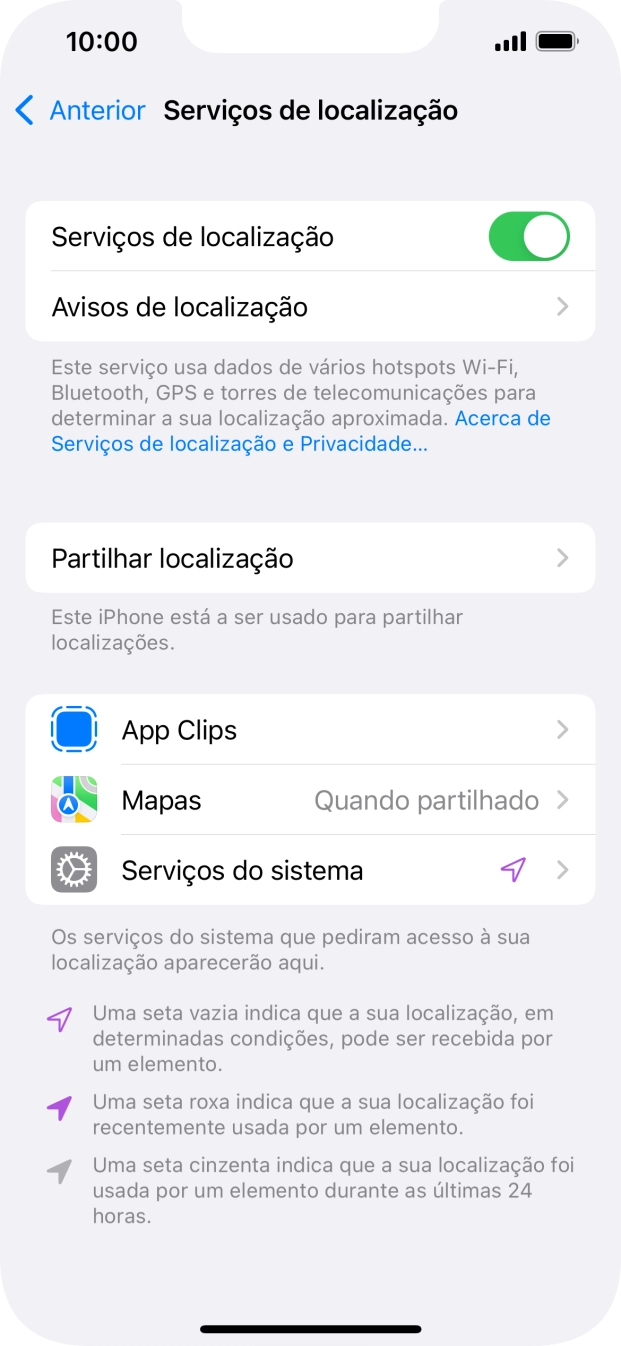 Prima a app pretendida.