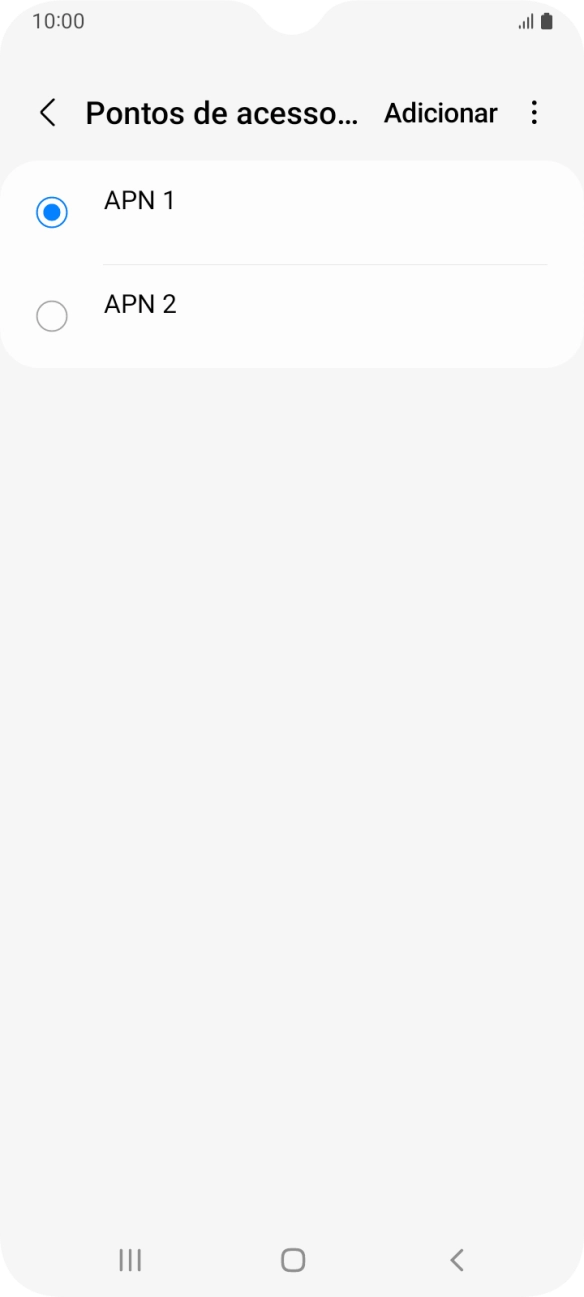 Prima o campo junto à ligação de dados para a ativar.