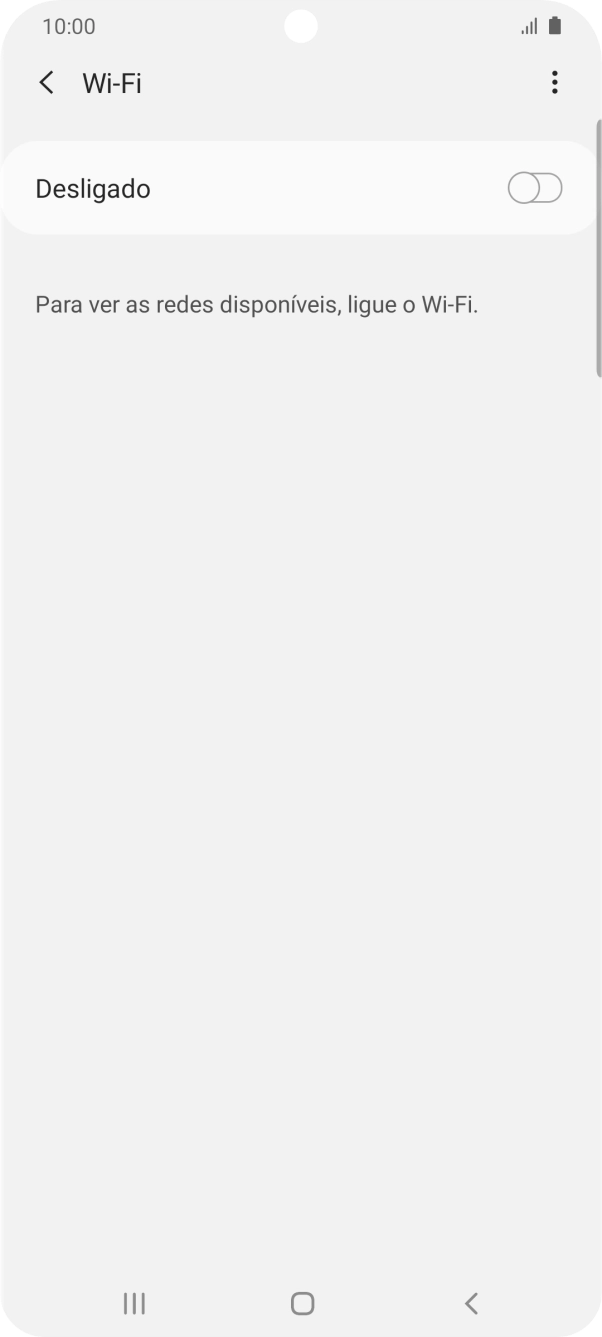 Prima o indicador para ativar a função.