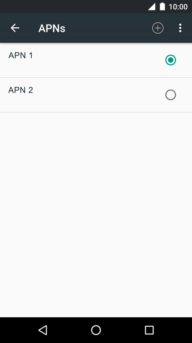 Prima o campo junto à ligação de dados para a ativar.
