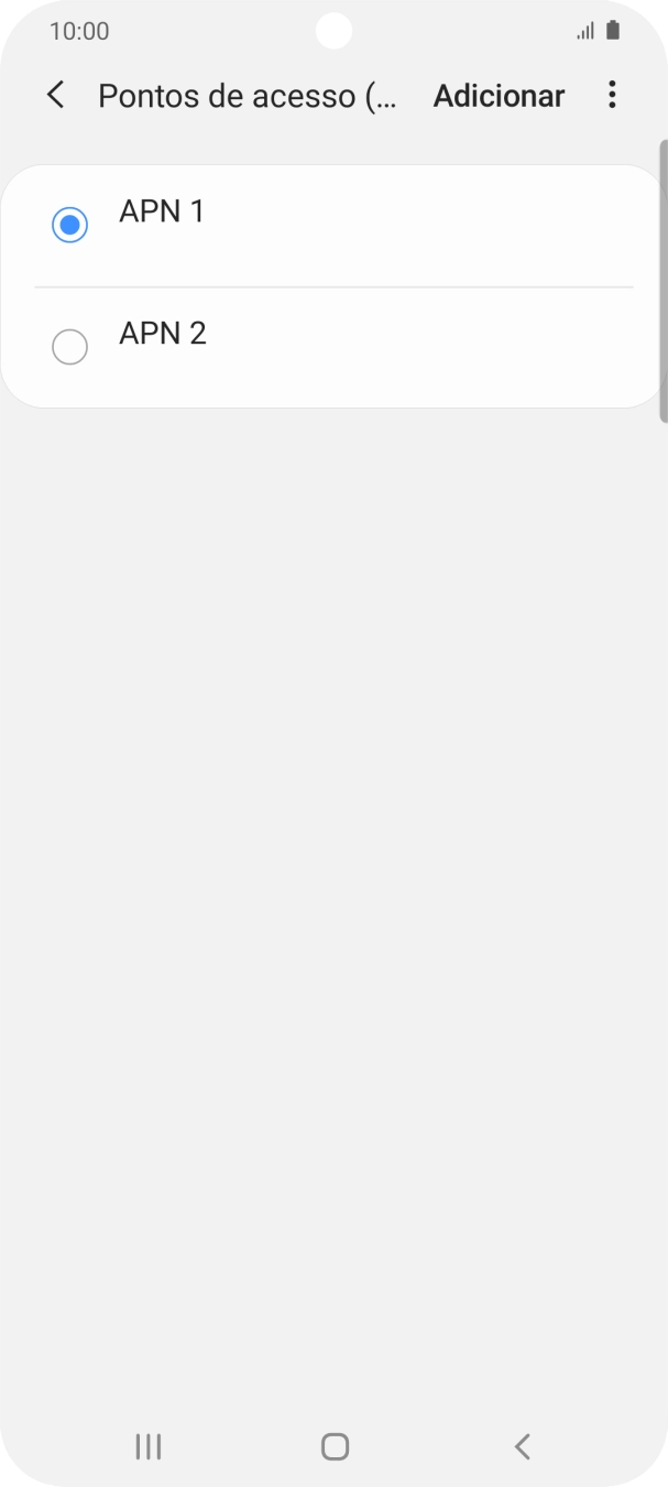 Prima o campo junto à ligação de dados para a ativar.