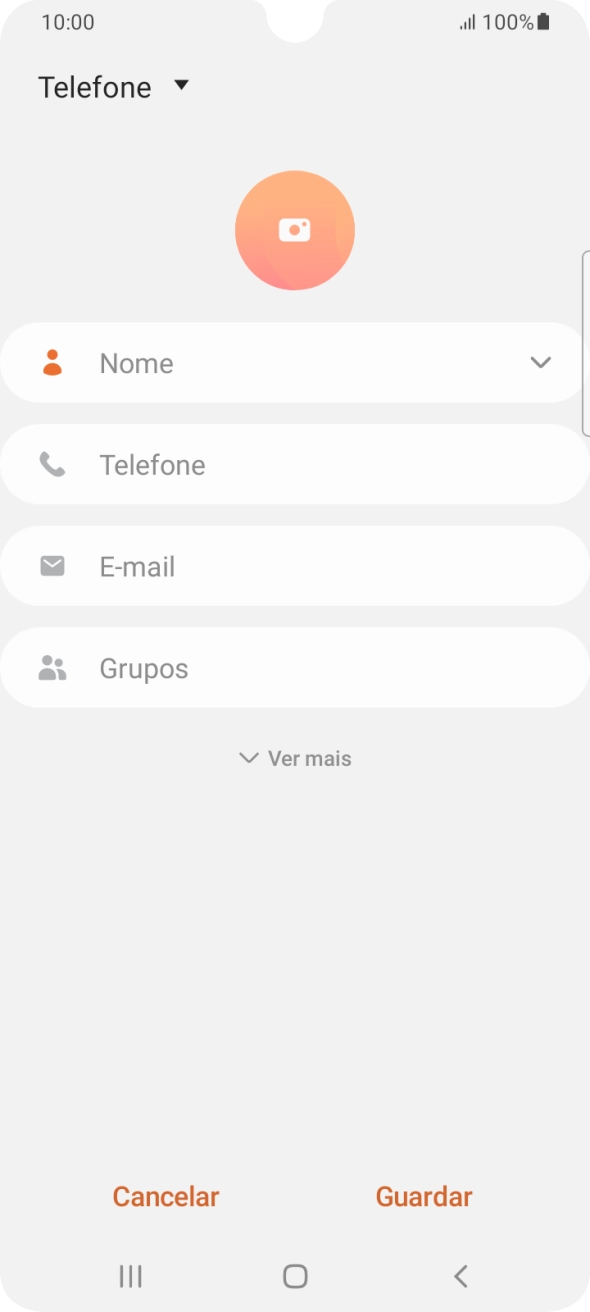 Prima Nome e introduza o nome pretendido.