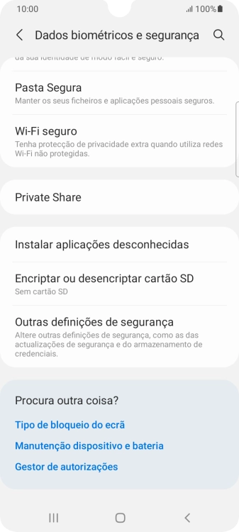 Prima Outras definições de segurança.