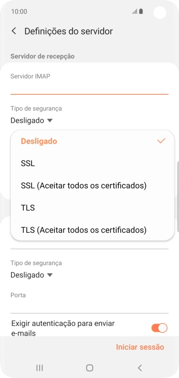 Prima SSL para ativar a função.