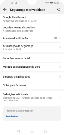 Prima Definições adicionais.