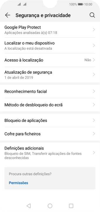 Prima Definições adicionais.