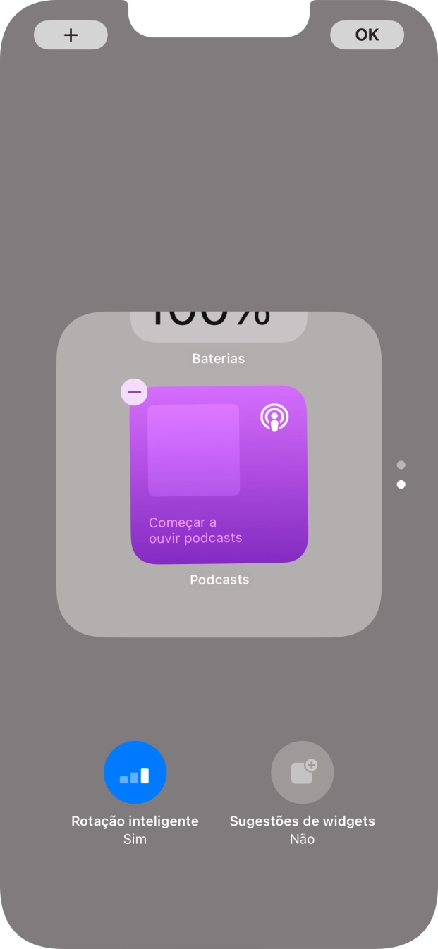 Prima Rotação inteligente para ativar ou desativar a função.