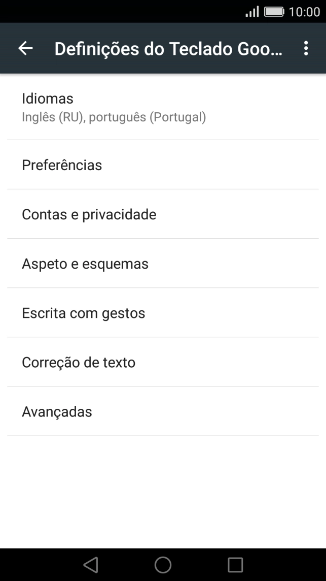 Prima Correção de texto.