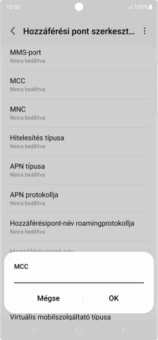 Írd be azt, hogy 216, és válaszd az OK lehetőséget.