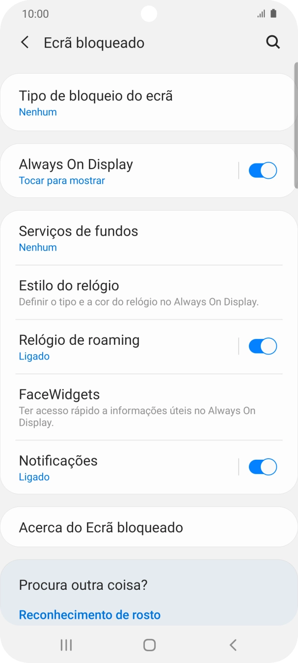 Prima a tecla de início para terminar e voltar ao ecrã inicial.