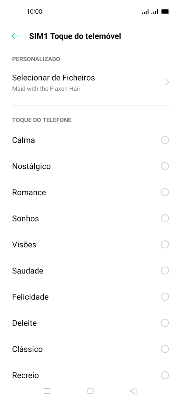 Prima a tecla de início para terminar e voltar ao ecrã inicial.