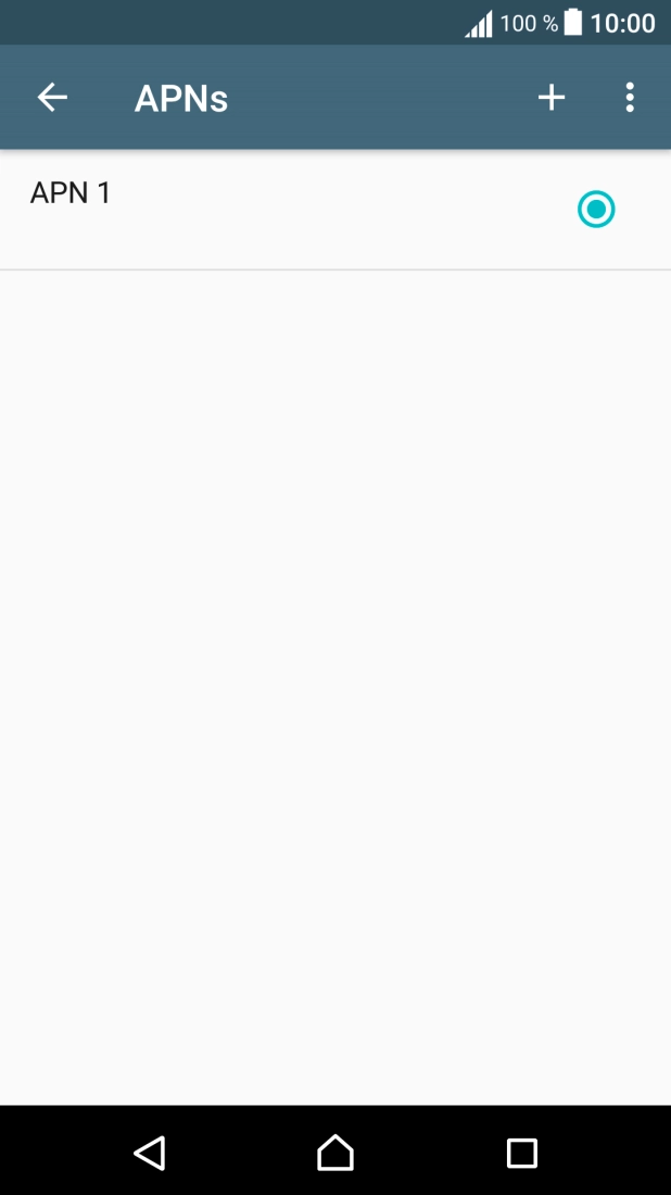 Prima o ícone de nova ligação de dados.