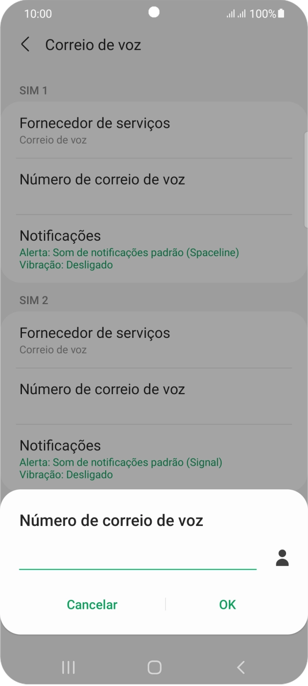 Introduza 123 e prima OK.