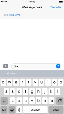 Prima a seta para a direita.