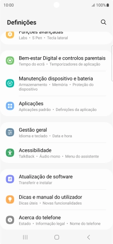 Prima Atualização do software.
