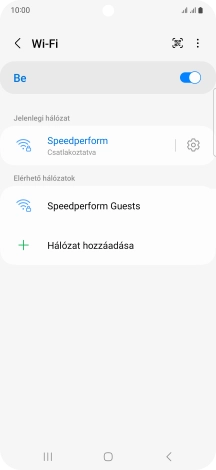 A befejezéshez, és ahhoz, hogy visszatérhess a főképernyőhöz, nyomd meg a főgombot.