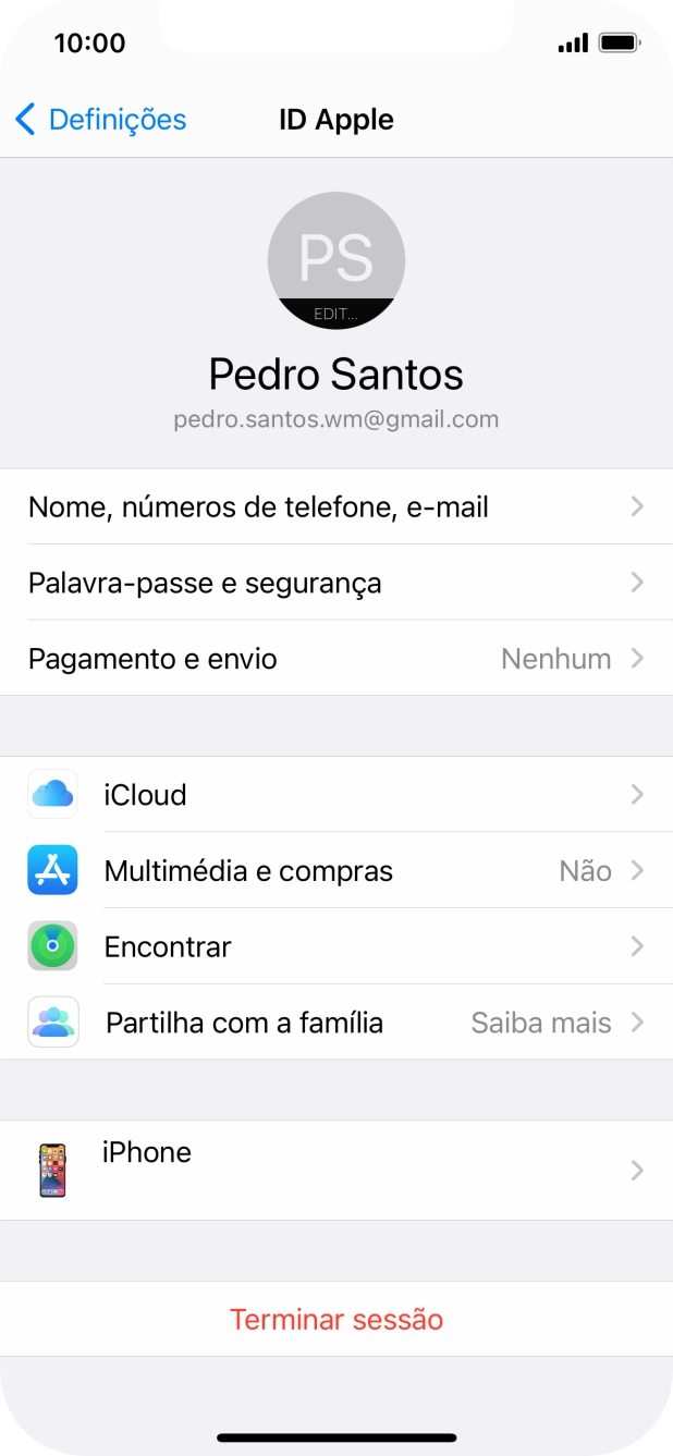 Prima iCloud.