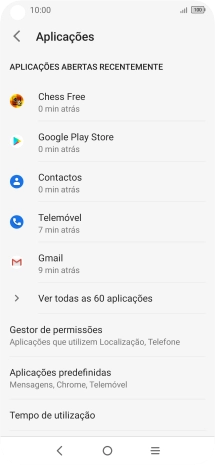 Prima Ver todas as aplicações.