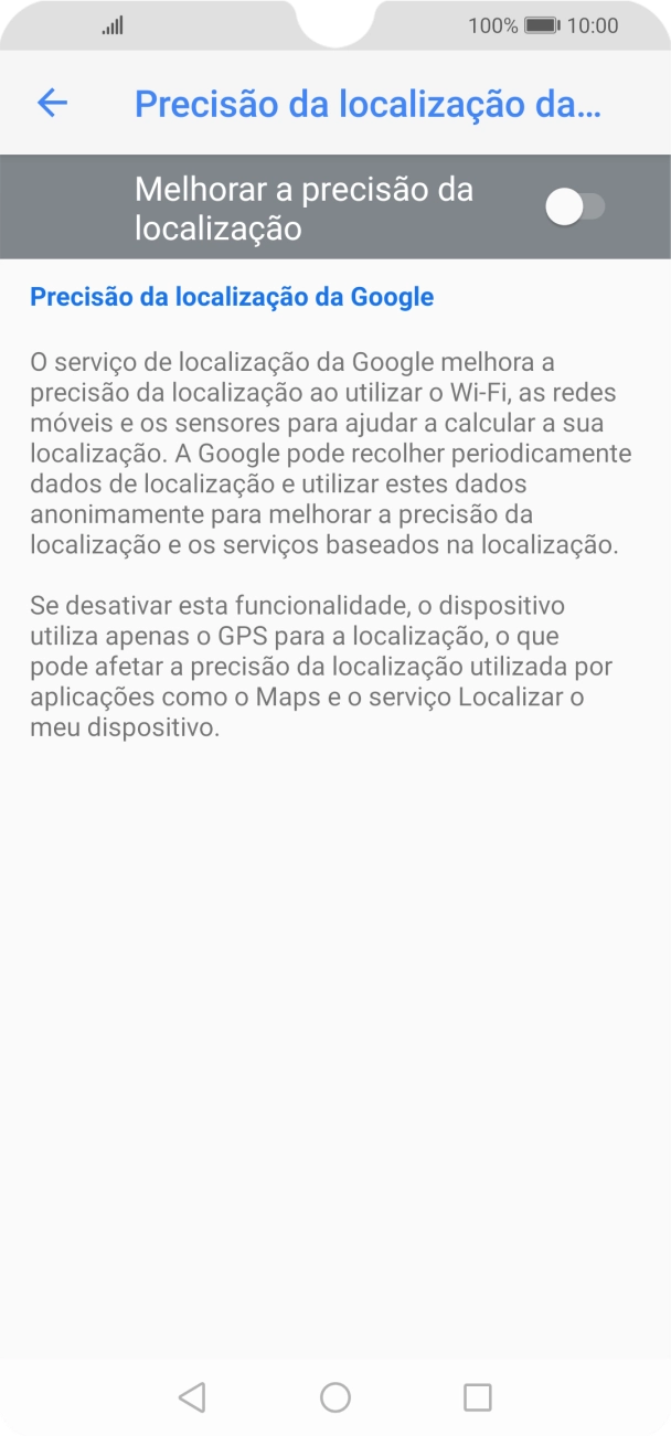 Se premir o indicador junto a 