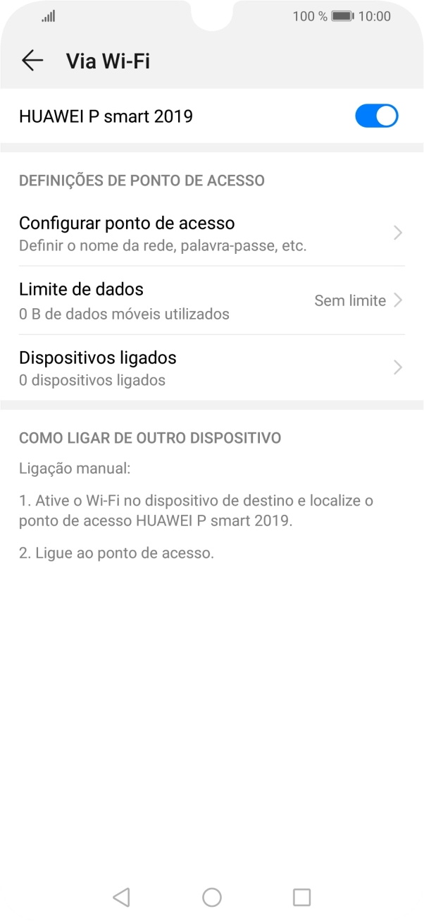 Prima a tecla de início para terminar e voltar ao ecrã inicial.