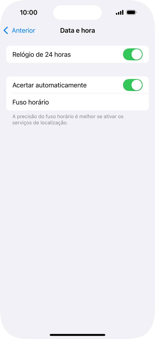 Para voltar ao ecrã inicial, deslize o dedo de baixo para cima a partir da base do ecrã.