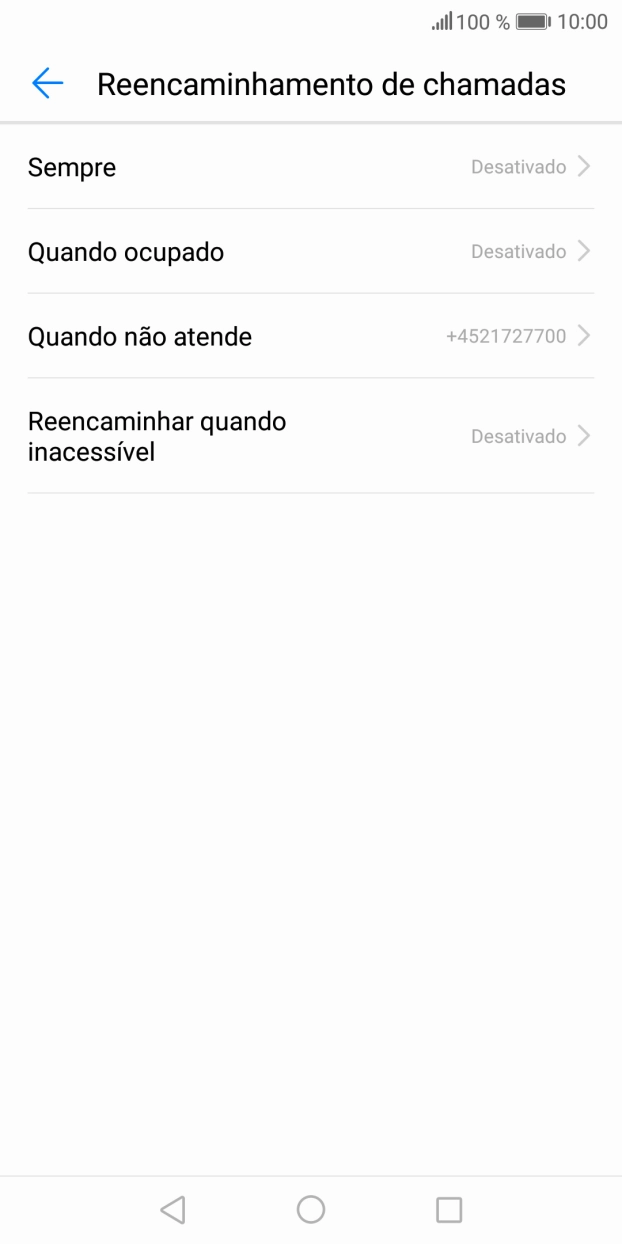 Prima a tecla de início para terminar e voltar ao ecrã inicial.