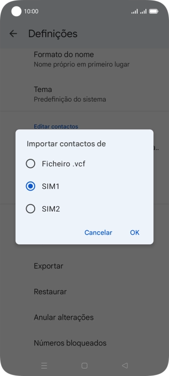 Prima OK.