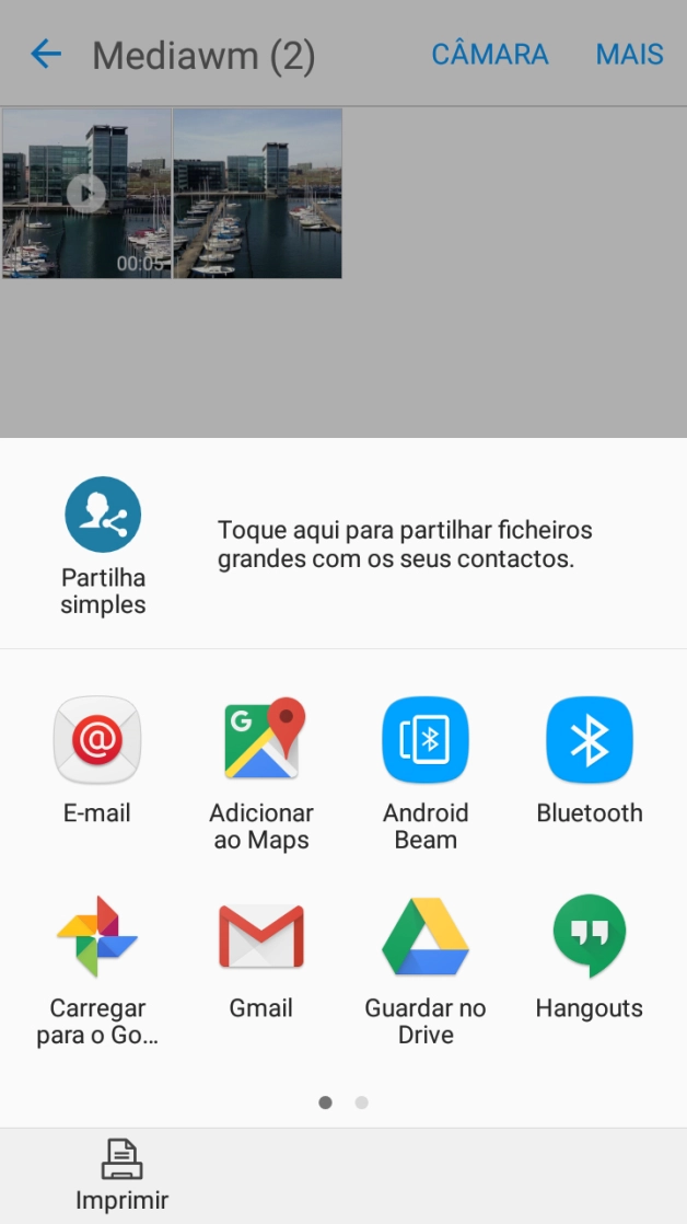 Prima Guardar no Drive.