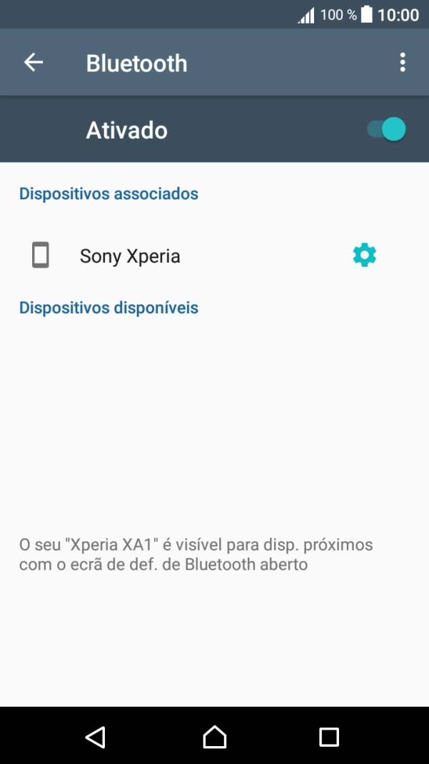 Prima a tecla de início para terminar e voltar ao ecrã inicial.