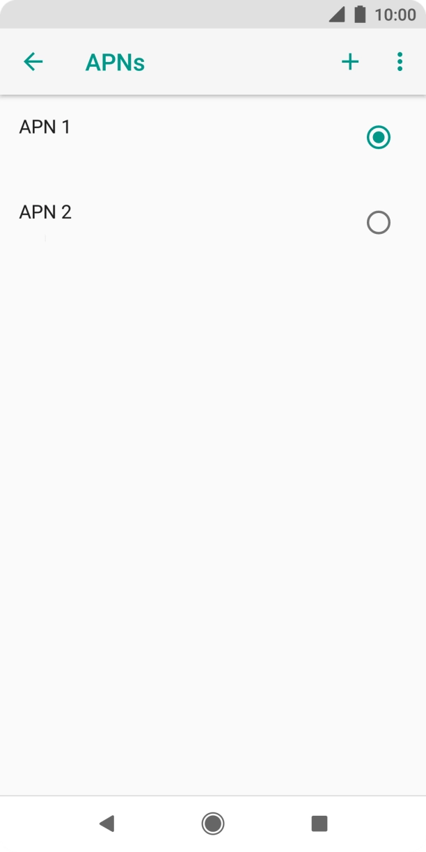 Prima o campo junto à ligação de dados para a ativar.