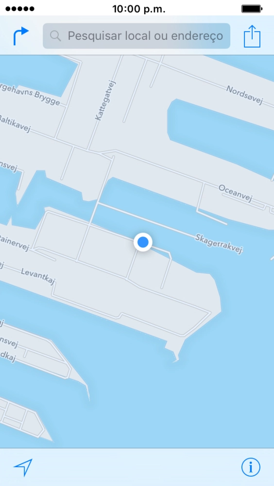 Prima a caixa de pesquisa.