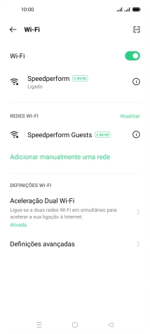 Prima a tecla de início para terminar e voltar ao ecrã inicial.