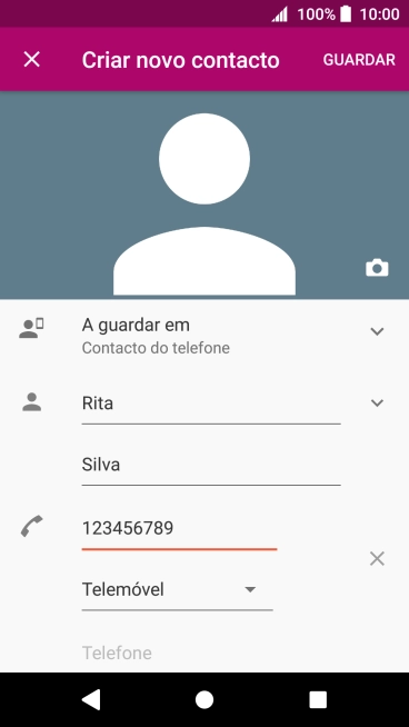 Prima GUARDAR.
