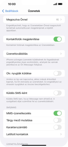 Húzd az ujjad felfelé a kijelző aljáról, hogy visszatérj a kezdőképernyőhöz.