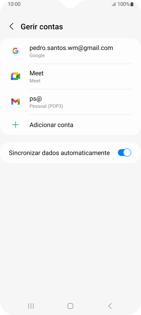 Prima a tecla de início para terminar e voltar ao ecrã inicial.