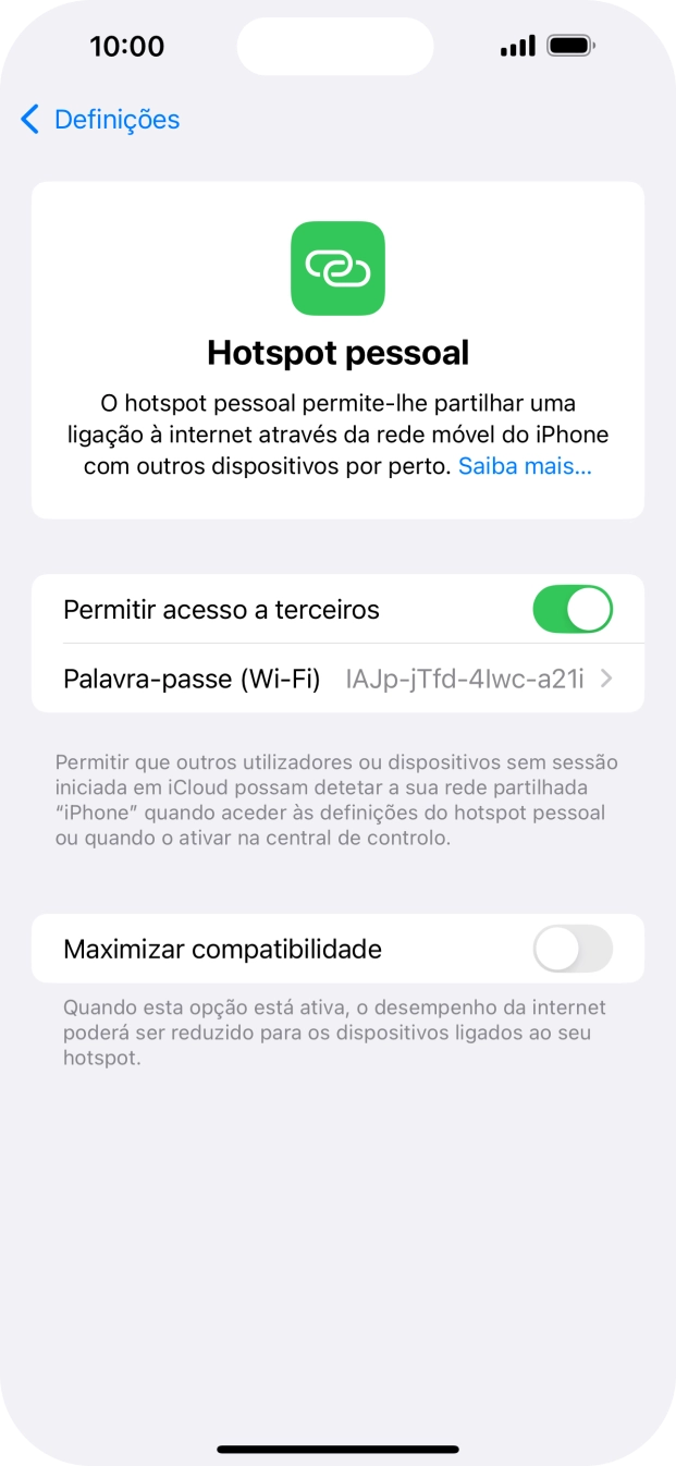 Para voltar ao ecrã inicial, deslize o dedo de baixo para cima a partir da base do ecrã.