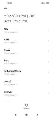 Válaszd a Név lehetőséget.
