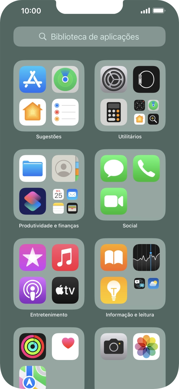 Prima a app pretendida.