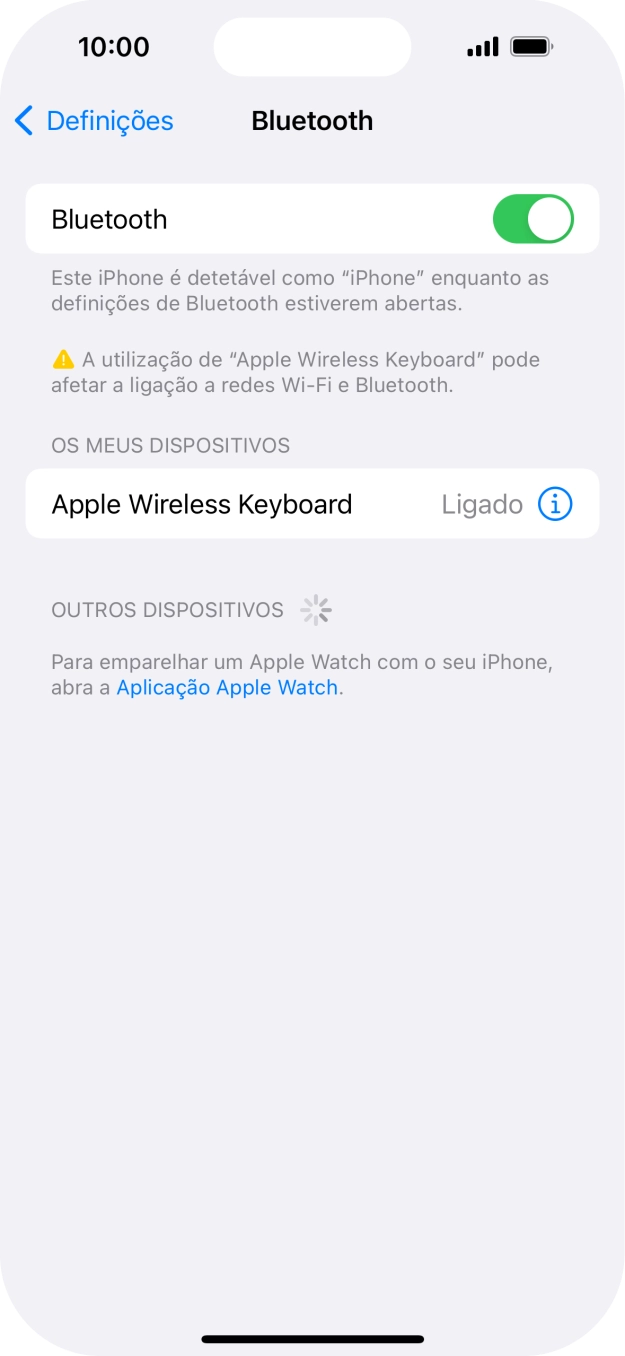 Para voltar ao ecrã inicial, deslize o dedo de baixo para cima a partir da base do ecrã.
