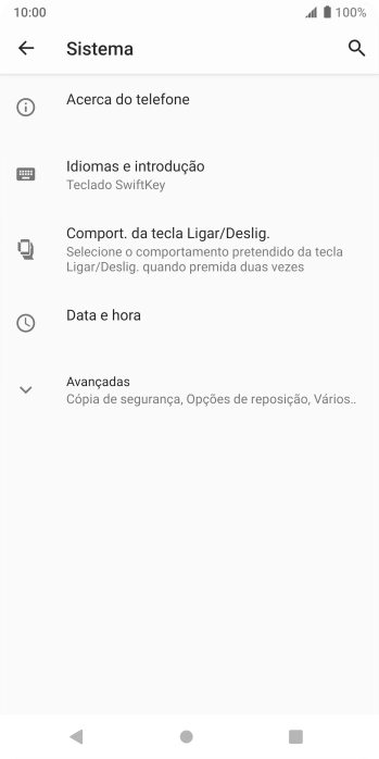 Prima Data e hora.
