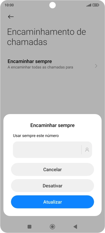 Prima Desativar.
