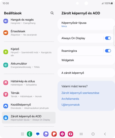 A befejezéshez, és ahhoz, hogy visszatérhess a főképernyőhöz, nyomd meg a főgombot.