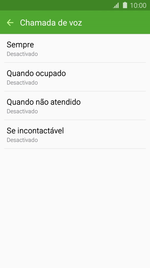 Prima a tecla de início para terminar e voltar ao ecrã inicial.